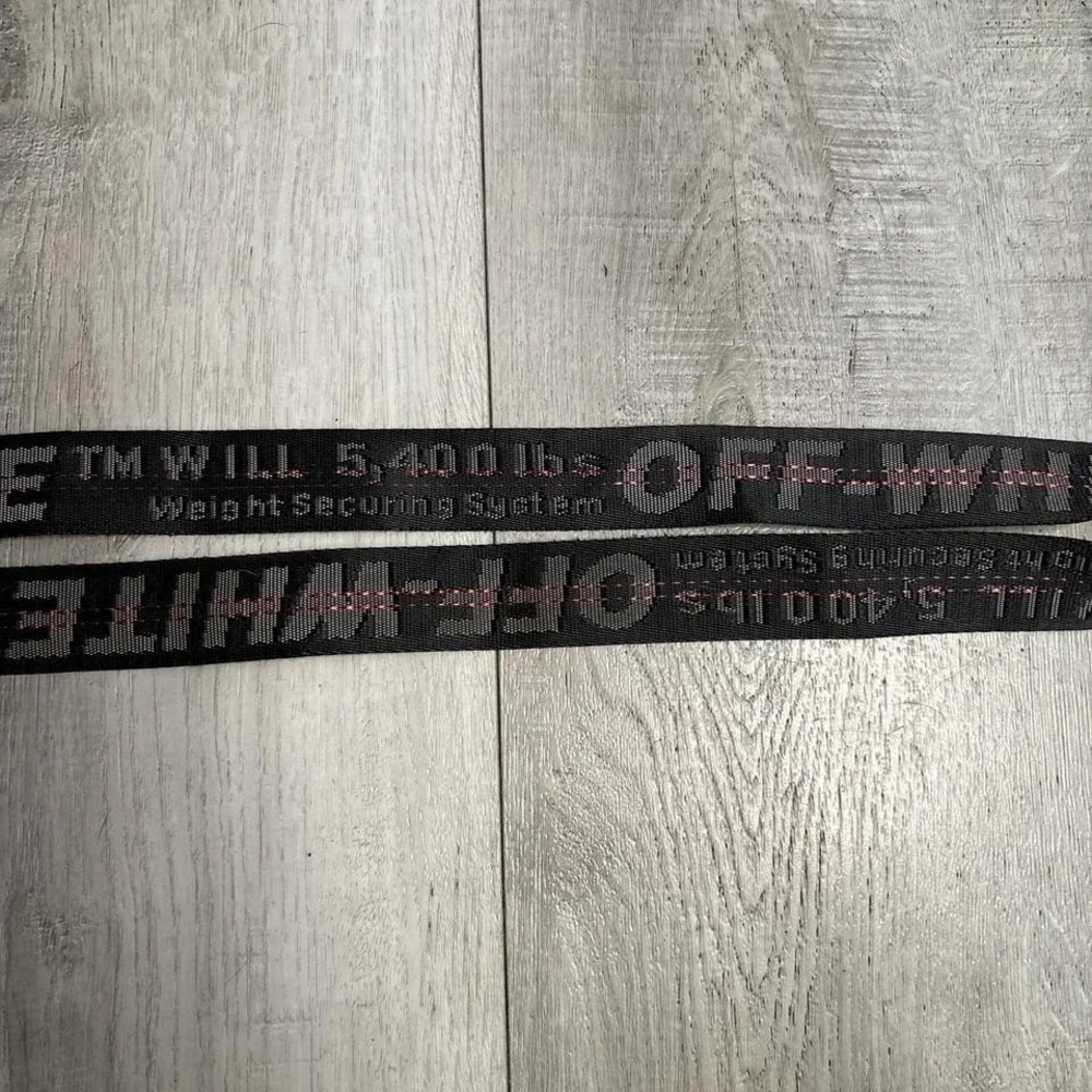 Black and white Off-White‎ belt MEN SIZE 34